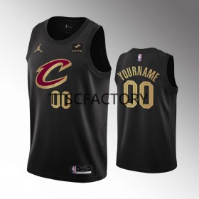 Dres Cleveland Cavaliers Prilagođeni Jordan 2022-23 Statement Edition Crno Swingman - Muške